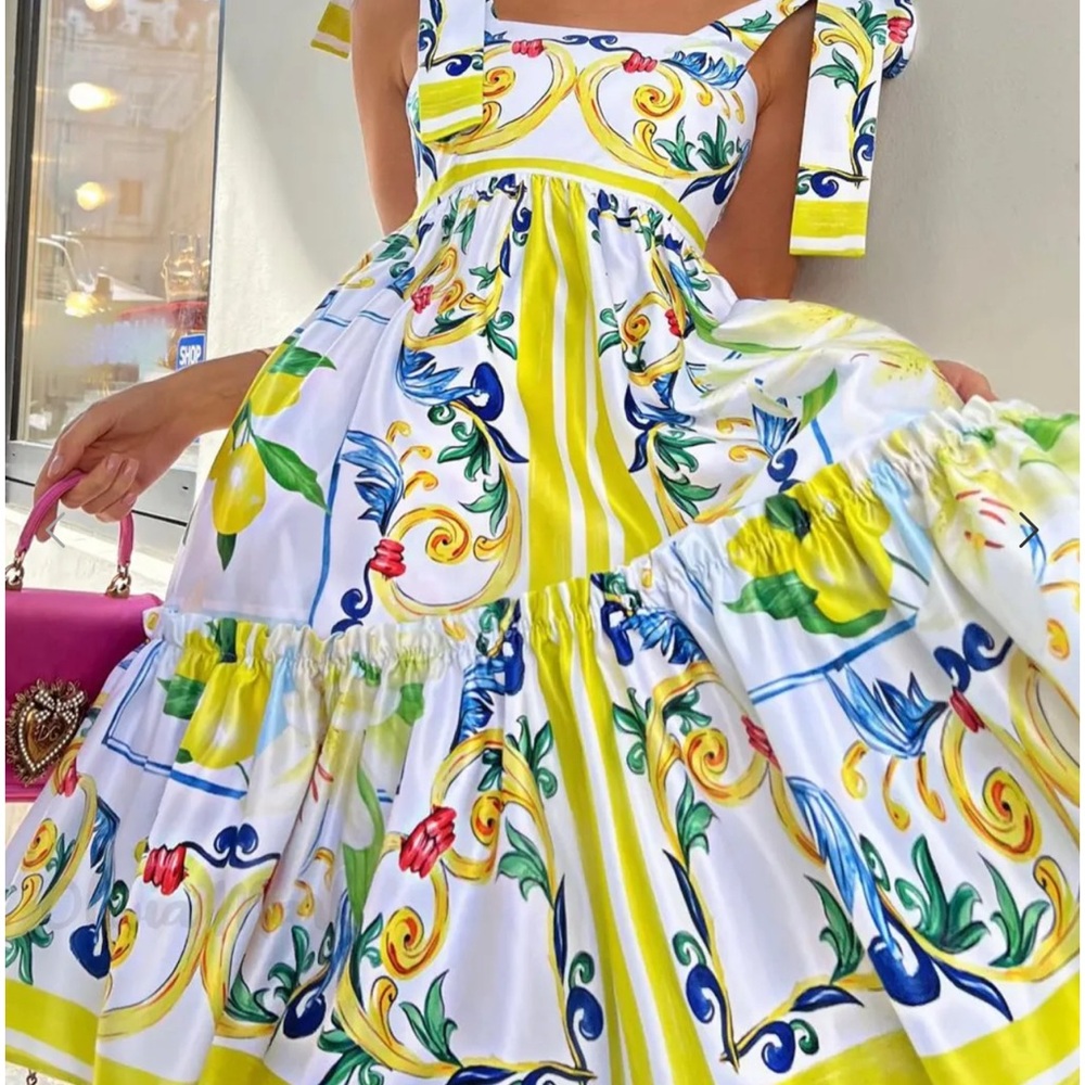 Olivia Mark Brand New Multicolor Artistic Dress